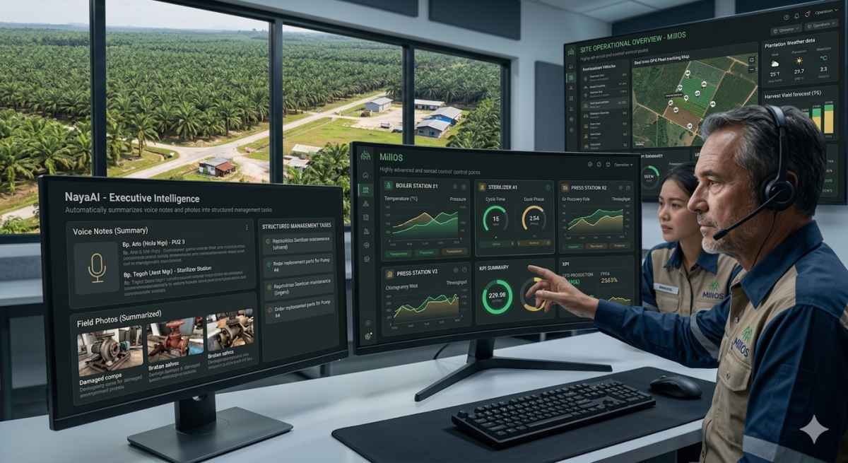 Dashboard NayaAI untuk executive intelligence